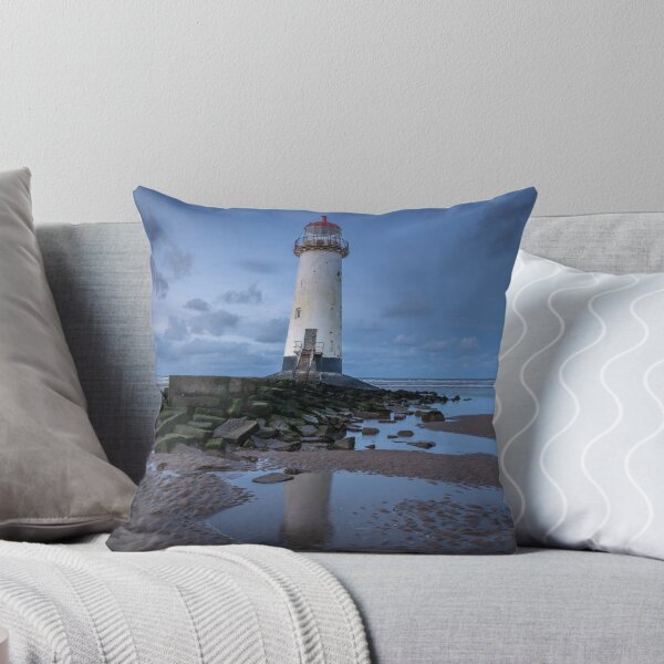 Item preview, Talacre Lighthouse during the Golden Hour designed and sold by MargaretClavell.
