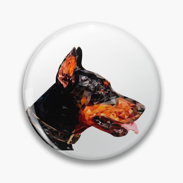 Item preview, Polygonal Doberman designed and sold by PET-SHIRTS.