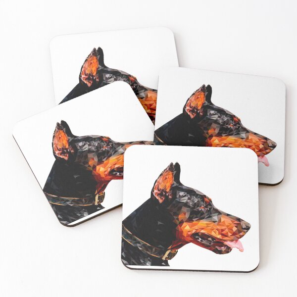 Item preview, Polygonal Doberman designed and sold by PET-SHIRTS.