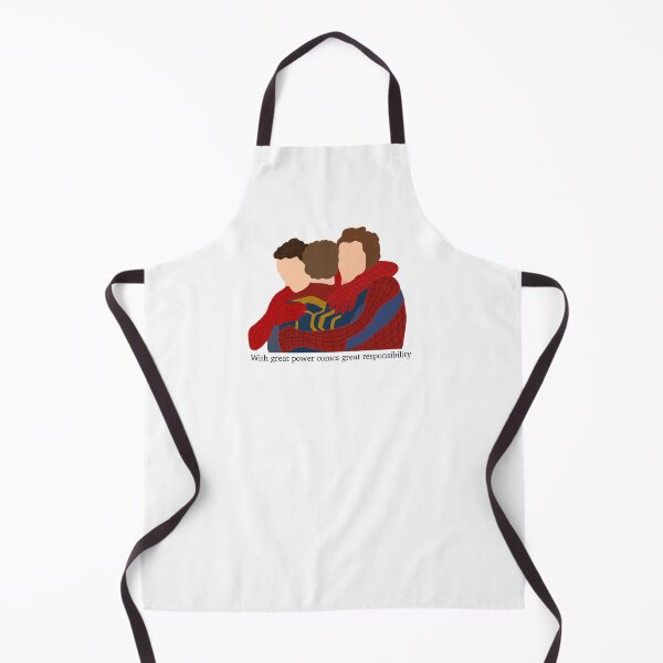 Item preview, Spidermen hugging + “With great powers comes great responsibility” designed and sold by Chamomile  Creations.