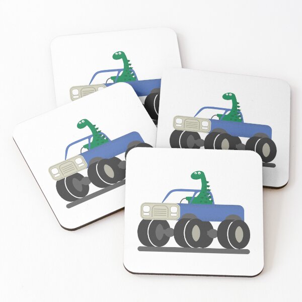 Item preview, Dino. Dino rides in a monster truck. designed and sold by lakokakr.
