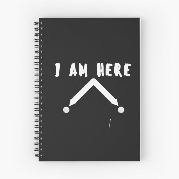 Item preview, I Am Here-Funny Quantum computer Design designed and sold by universegrace.