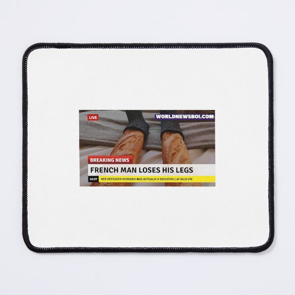 Item preview, French meme Breaking news designed and sold by CrazyMadInsano.