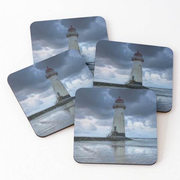 Item preview, Talacre Lighthouse during the Golden Hour designed and sold by MargaretClavell.