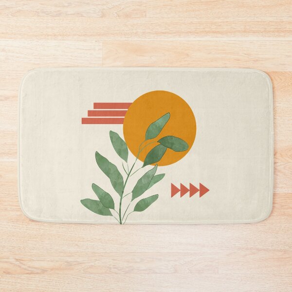Item preview, Minimalist Leaf and Geometrical Shapes designed and sold by cerenalkan.