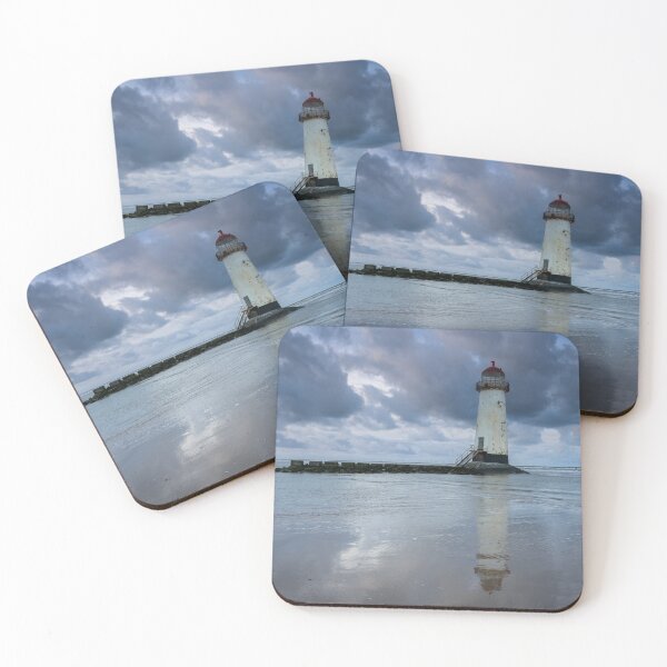 Item preview, Talacre Lighthouse during the Golden Hour designed and sold by MargaretClavell.