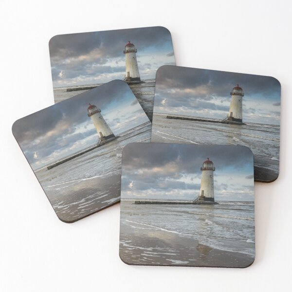 Item preview, Talacre Lighthouse during the Golden Hour designed and sold by MargaretClavell.