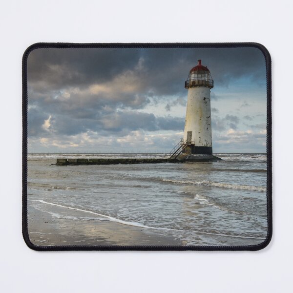 Item preview, Talacre Lighthouse during the Golden Hour designed and sold by MargaretClavell.