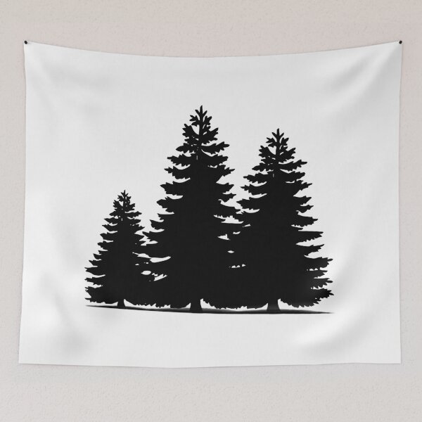 Item preview, Pine Trees  designed and sold by SidhuKeet1.