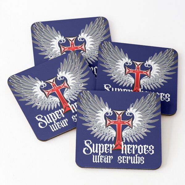 Item preview, Super heroes wear scrubs designed and sold by outlaw70.