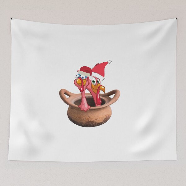 Item preview, Santa bringing Turkey Dinner to town for Christmas designed and sold by 3TFashion.