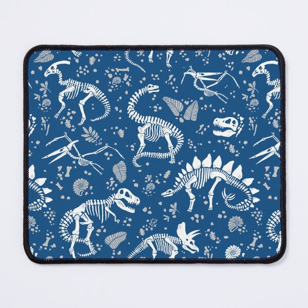 Item preview, Excavated Dinosaur Fossils in Blue designed and sold by latheandquill.