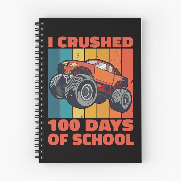 Item preview, I Crushed 100 Days Of School for Boys Monster Truck designed and sold by solimangomaa.