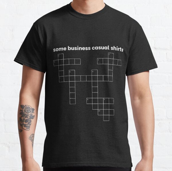 Casual Crossword Clue T-Shirts | Redbubble