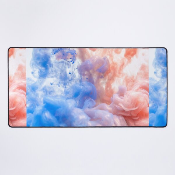 Item preview, Pink & Blue Abstract Smoke Clouds designed and sold by newburyboutique.