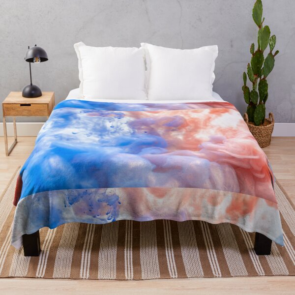 Item preview, Pink & Blue Abstract Smoke Clouds designed and sold by newburyboutique.