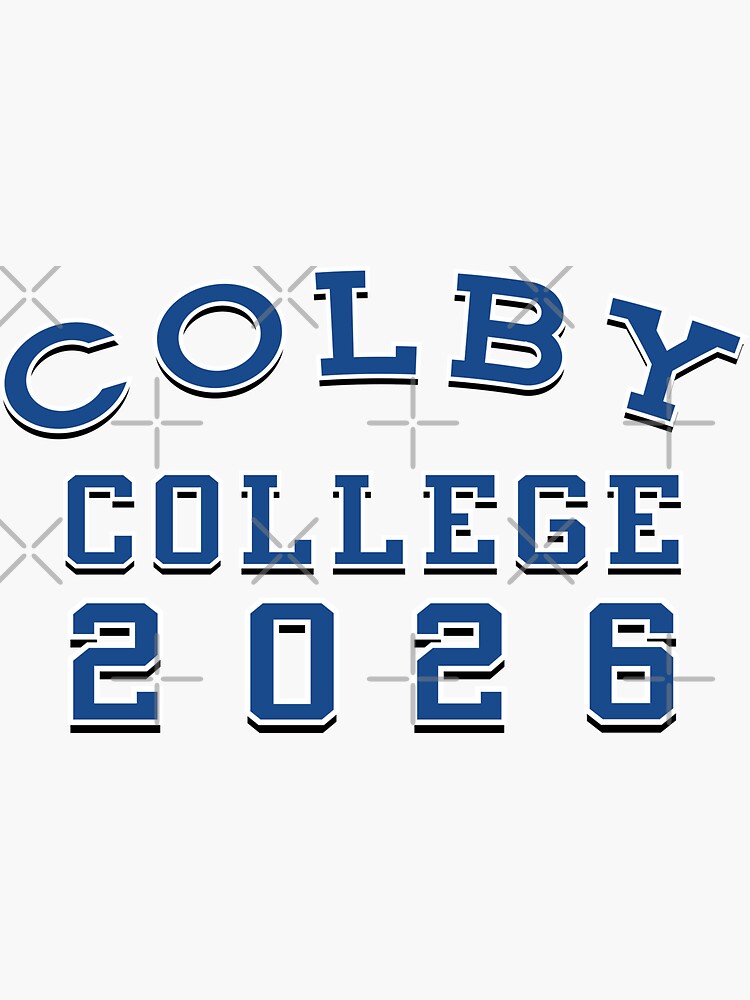 "Colby College Class of 2026" Sticker for Sale by MiloAndOtis Redbubble