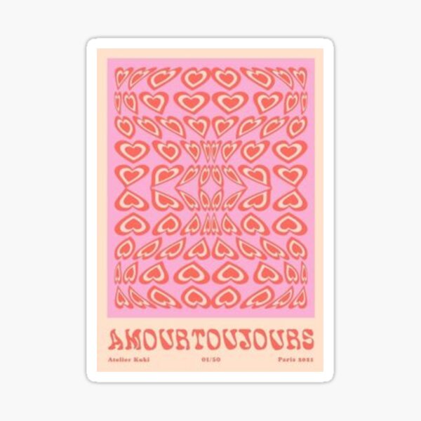Love Forever Aesthetic Sticker