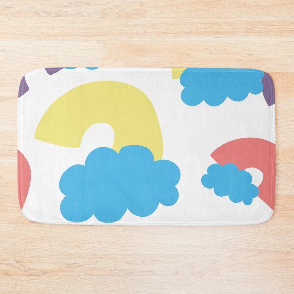 Item preview, Rainbow Clouds Abstract Art designed and sold by CowandPanda.