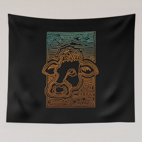 Item preview, Ask Me About My Cows designed and sold by tanimator.