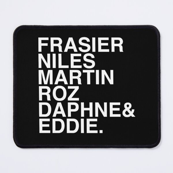 Item preview, Frasier Niles Martin Roz Daphne & Eddie designed and sold by barrelroll909.