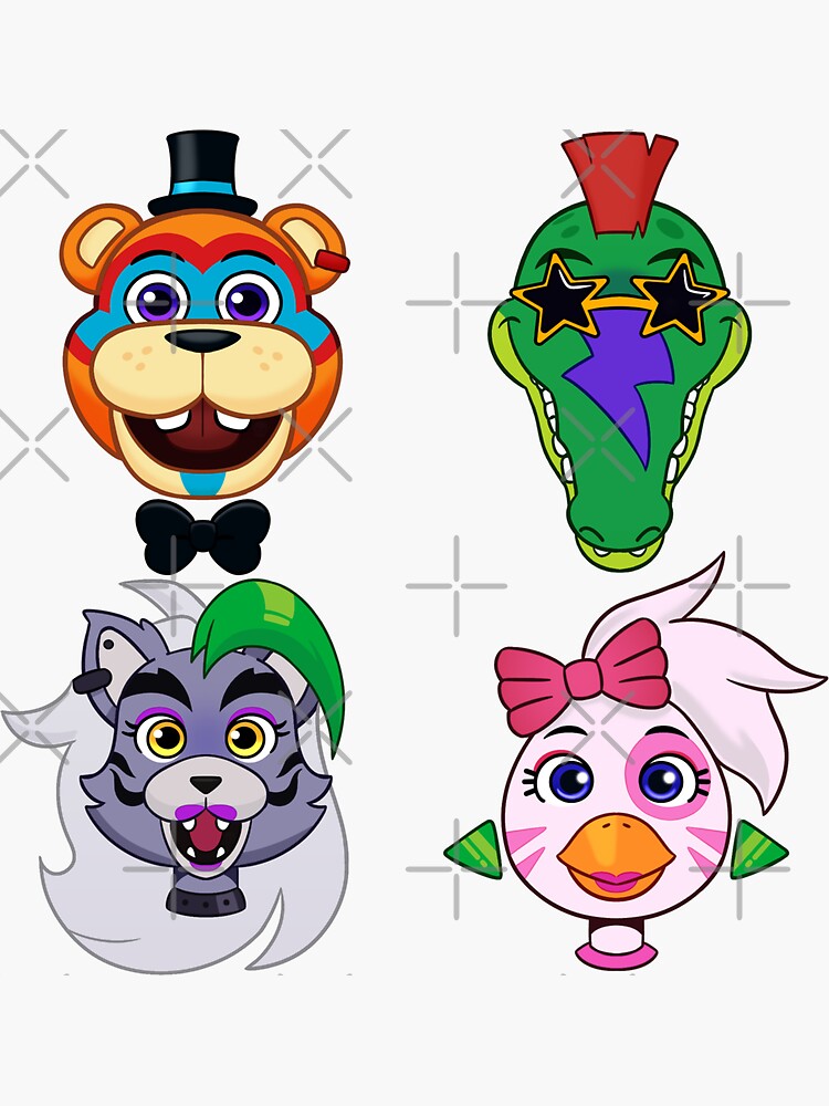 Five Nights Freddys Security Breach Stickers