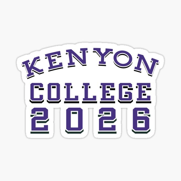 kenyon-college-class-of-2026-sticker-for-sale-by-miloandotis-redbubble