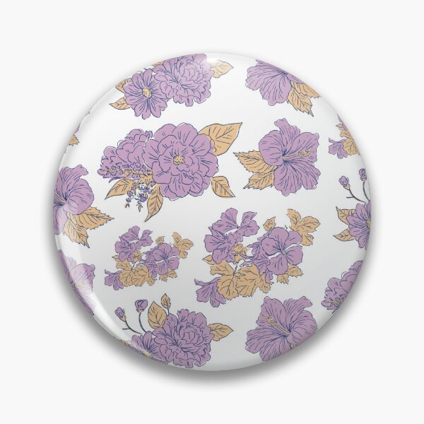 Item preview, Vintage Flowerpattern Throw Pillow Throw Pillow designed and sold by ILTS.