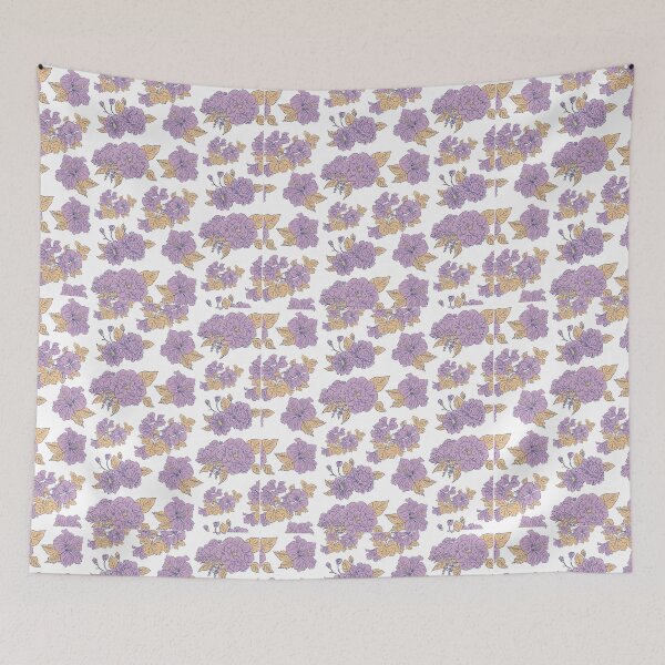 Item preview, Vintage Flowerpattern Throw Pillow Throw Pillow designed and sold by ILTS.
