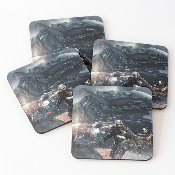 Item preview, Alien Invasion Space Scene designed and sold by jamcaYT.