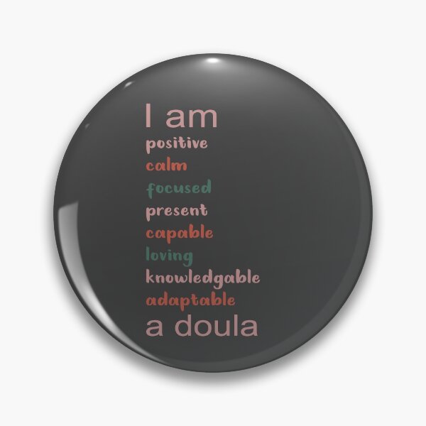 Item preview, I am Doula Intuitive Birth Worker Midwife Birth Affirmations designed and sold by Dream-bubble.
