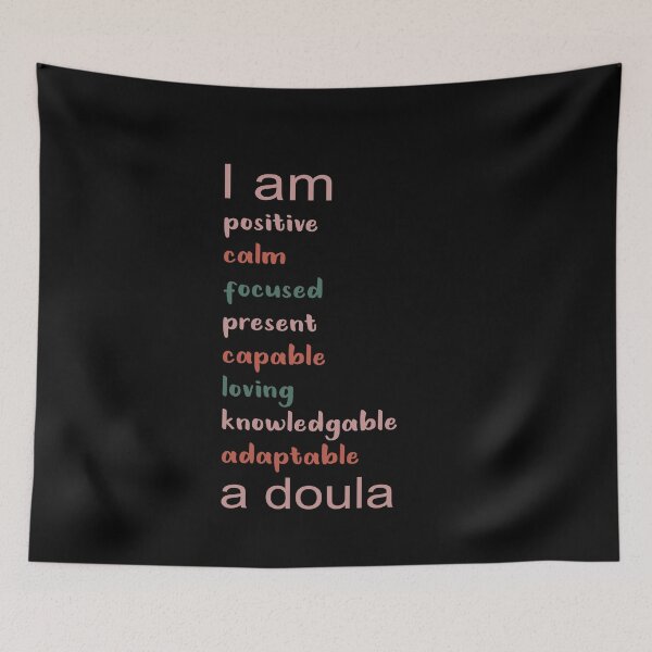 Item preview, I am Doula Intuitive Birth Worker Midwife Birth Affirmations designed and sold by Dream-bubble.