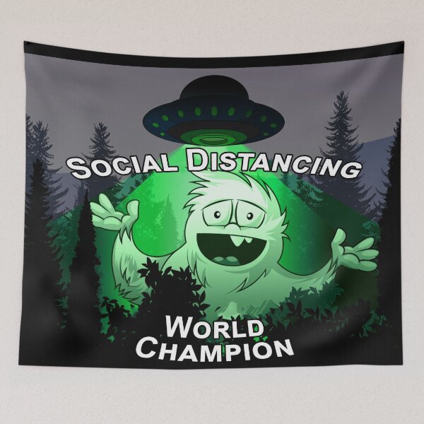 Item preview, Social Distancing World Champion designed and sold by A-T-H.