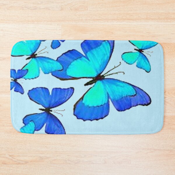 Item preview,  BLUE ON BLUE BUTTERFLY PATTERNS ART   designed and sold by sharlesart.