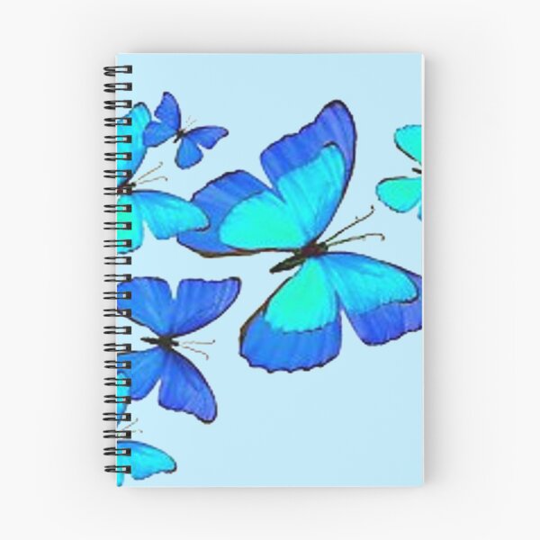 Item preview,  BLUE ON BLUE BUTTERFLY PATTERNS ART   designed and sold by sharlesart.