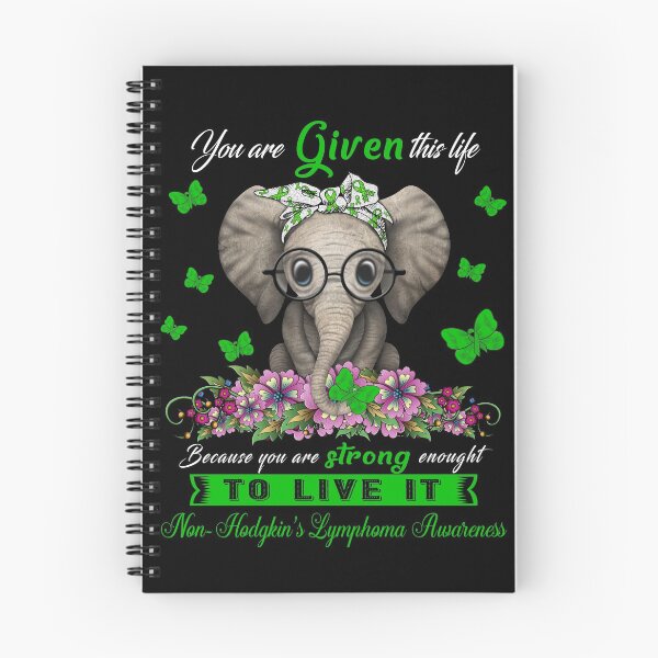 Item preview, Non-Hodgkin's Lymphoma Warrior Cute Elephant Lover Gifts designed and sold by Adropine.