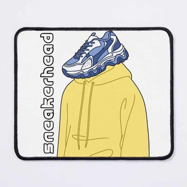 Aperçu de l'œuvre Sneakerhead Jaune et Bleu créée et vendue par MadeByBeata.
