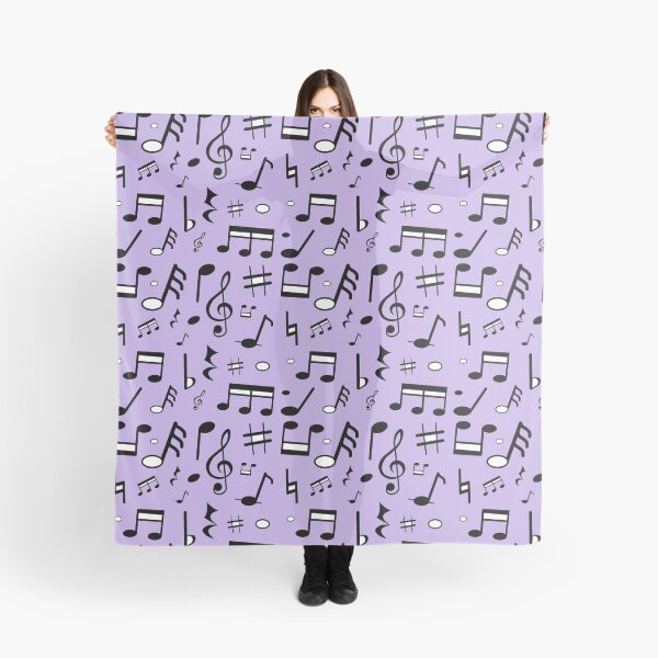 Item preview, Music Symbols Design against a Lavender Background designed and sold by ThisNThatImages.