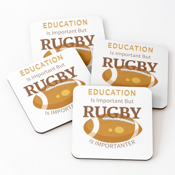 Item preview, EDUCATION IS IMPORTANT BUT RUGBY IS IMPORTANTER designed and sold by Innovational.
