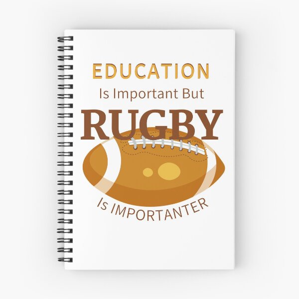 Item preview, EDUCATION IS IMPORTANT BUT RUGBY IS IMPORTANTER designed and sold by Innovational.