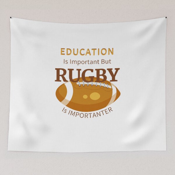 Item preview, EDUCATION IS IMPORTANT BUT RUGBY IS IMPORTANTER designed and sold by Innovational.