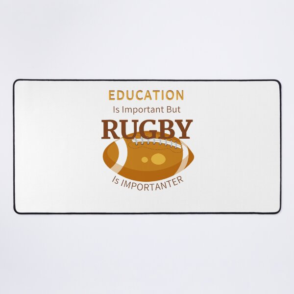Item preview, EDUCATION IS IMPORTANT BUT RUGBY IS IMPORTANTER designed and sold by Innovational.