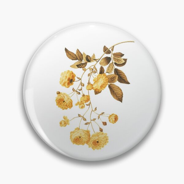 Item preview, Gold Alt of Rambler Rose Flower designed and sold by DaphneKstudio .