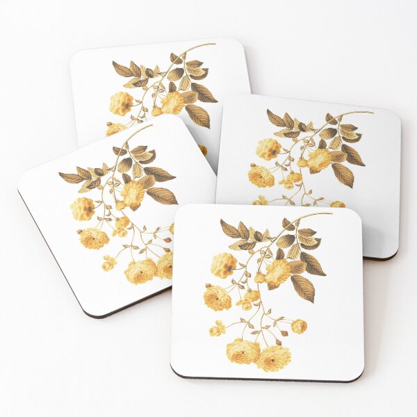 Item preview, Gold Alt of Rambler Rose Flower designed and sold by DaphneKstudio .