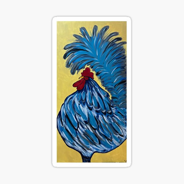 Poncho Azul Sticker