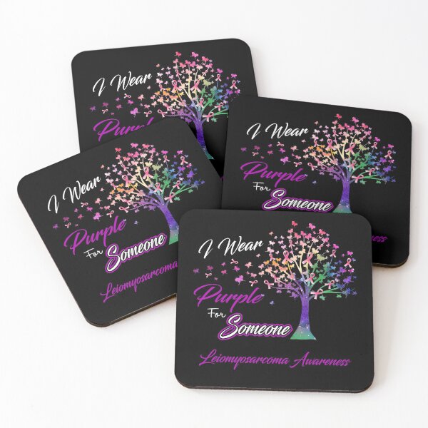 Item preview, Ribbon Tree I Wear Purple For Someone Leiomyosarcoma Awareness designed and sold by Tadmab.
