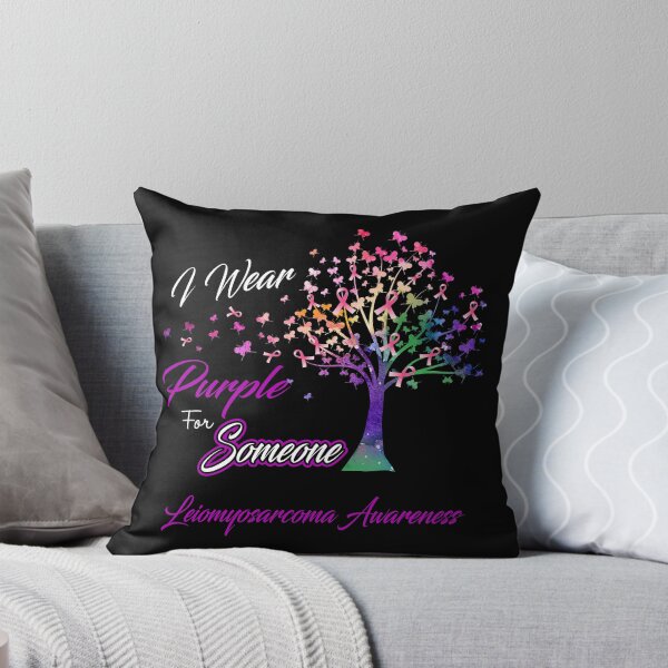 Item preview, Ribbon Tree I Wear Purple For Someone Leiomyosarcoma Awareness designed and sold by Tadmab.