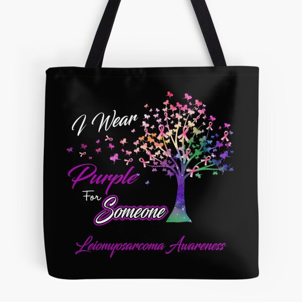 Item preview, Ribbon Tree I Wear Purple For Someone Leiomyosarcoma Awareness designed and sold by Tadmab.