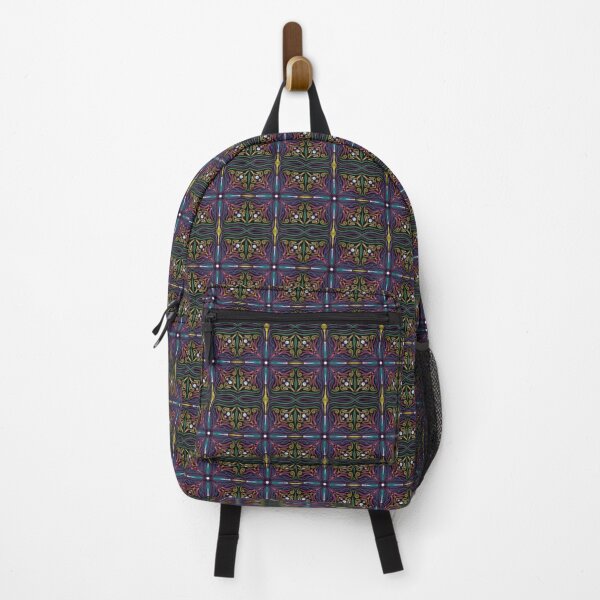 Item preview, Mandala rainbow glitter pattern in cool colors designed and sold by nadihdesigner.