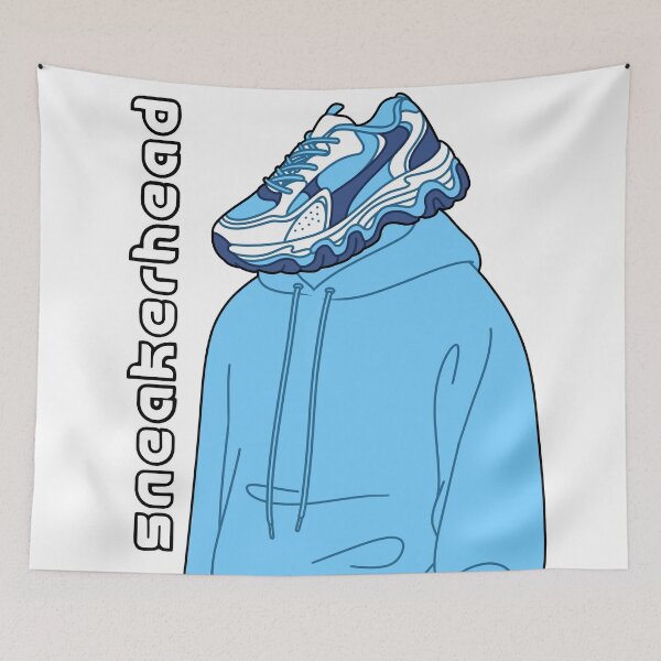 Item preview, Sneakerhead Blue designed and sold by MadeByBeata.